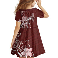 Oxblood Hawaii Family Matching Summer Maxi Dress and Hawaiian Shirt Hammerhead Shark Tattoo Curve Polynesian LT14 - Polynesian Pride