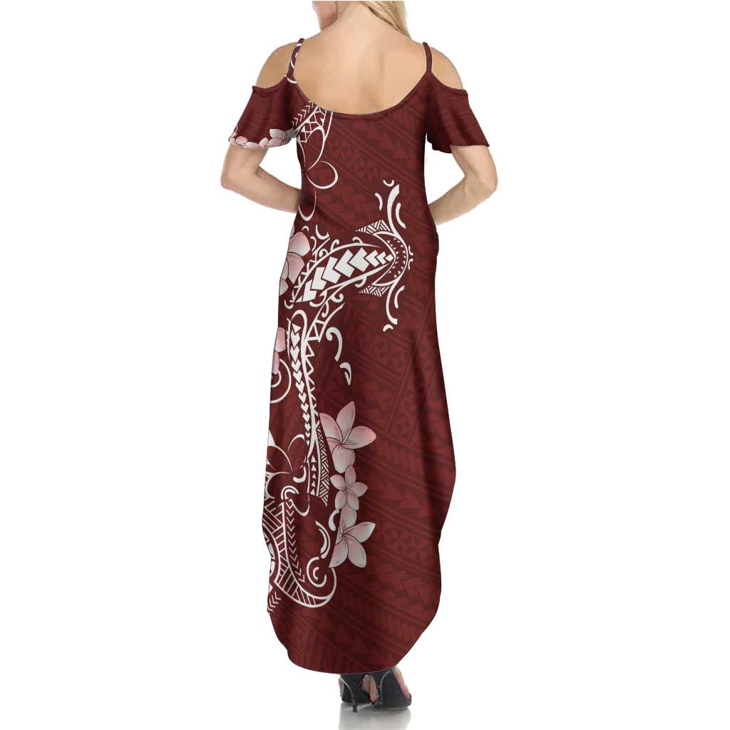 Oxblood Hawaii Family Matching Summer Maxi Dress and Hawaiian Shirt Hammerhead Shark Tattoo Curve Polynesian LT14 - Polynesian Pride