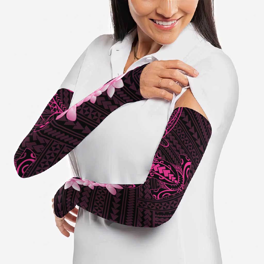 Pink Hawaii Arm Sleeves Hammerhead Shark Tattoo Curve Polynesian - Polynesian Pride