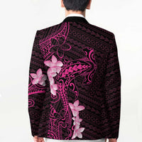Pink Hawaii Blazer Hammerhead Shark Tattoo Curve Polynesian - Polynesian Pride