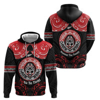 Aotearoa Toitu Te Tiriti Hoodie Haka Tiki Honour The Treaty