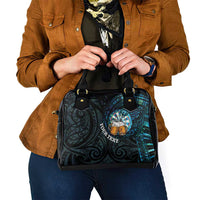 Personalized New Zealand Darts Beer Shoulder Handbag Paua Shell Aotearoa Maori Tattoo LT14 - Polynesian Pride