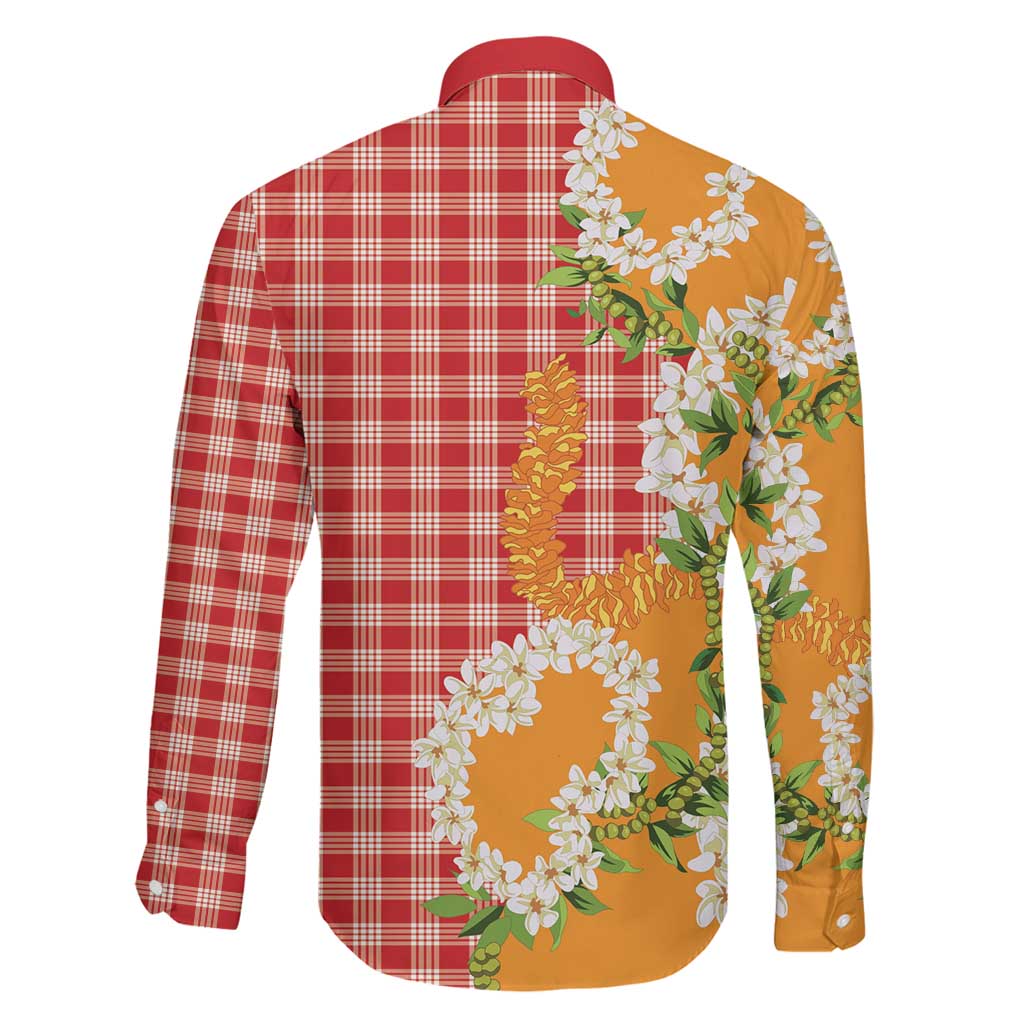 Prince Kuhio Aloha Hawaii Family Matching Mermaid Dress and Hawaiian Shirt Plumeria Ilima Lei Palaka Motifs LT14 - Polynesian Pride