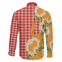 Prince Kuhio Aloha Hawaii Family Matching Puletasi and Hawaiian Shirt Plumeria Ilima Lei Palaka Motifs LT14 - Polynesian Pride