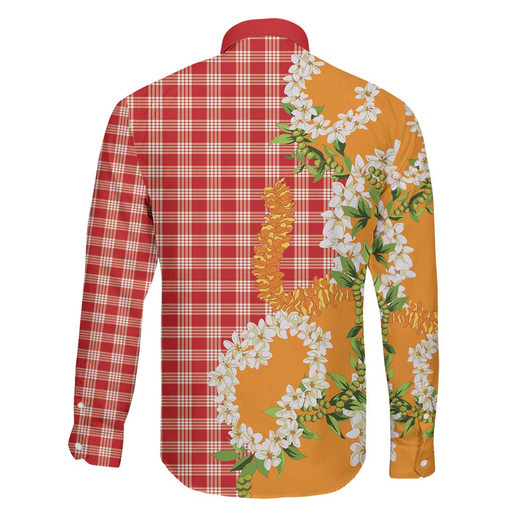 Prince Kuhio Aloha Hawaii Family Matching Short Sleeve Bodycon Dress and Hawaiian Shirt Plumeria Ilima Lei Palaka Motifs LT14 - Polynesian Pride