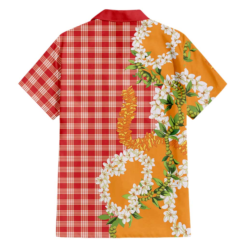 Prince Kuhio Aloha Hawaii Family Matching Summer Maxi Dress and Hawaiian Shirt Plumeria Ilima Lei Palaka Motifs LT14 - Polynesian Pride