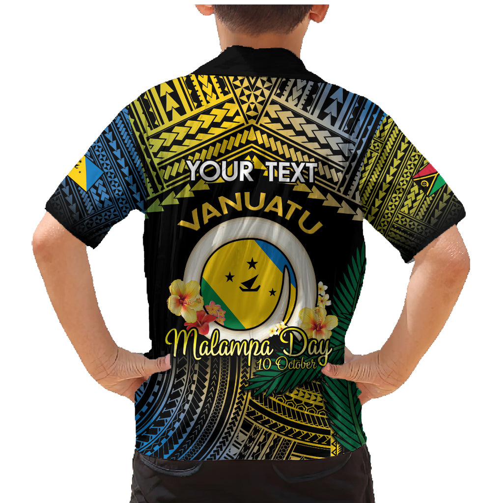 Personalised Malampa Day Family Matching Mermaid Dress and Hawaiian Shirt Vanuatu Provinces Polynesian Pattern