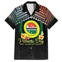 Personalised Penama Day Family Matching Long Sleeve Bodycon Dress and Hawaiian Shirt Vanuatu Provinces Polynesian Pattern