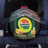 Personalised Penama Day Spare Tire Cover Vanuatu Provinces Polynesian Pattern