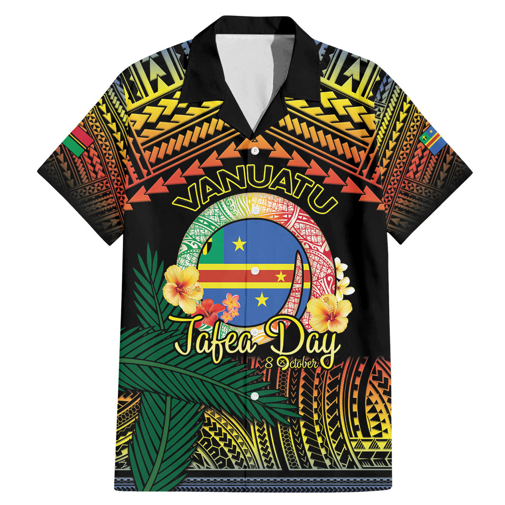 Personalised Tafea Day Family Matching Mermaid Dress and Hawaiian Shirt Vanuatu Provinces Polynesian Pattern