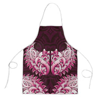 New Zealand Ta Moko Apron Aotearoa Maori Chest Tattoo Pink