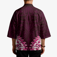 New Zealand Ta Moko Kimono Aotearoa Maori Chest Tattoo Pink