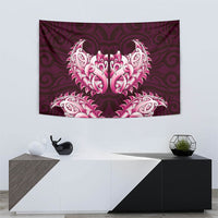 New Zealand Ta Moko Tapestry Aotearoa Maori Chest Tattoo Pink