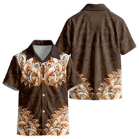 New Zealand Ta Moko Kid Hawaiian Shirt Aotearoa Maori Chest Tattoo Orange LT14 - Polynesian Pride