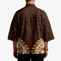 New Zealand Ta Moko Kimono Aotearoa Maori Chest Tattoo Orange