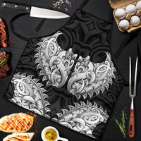 New Zealand Ta Moko Apron Aotearoa Maori Chest Tattoo Black