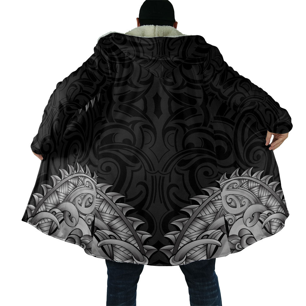 New Zealand Ta Moko Cloak Aotearoa Maori Chest Tattoo Black