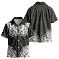 New Zealand Ta Moko Kid Hawaiian Shirt Aotearoa Maori Chest Tattoo Black LT14 - Polynesian Pride