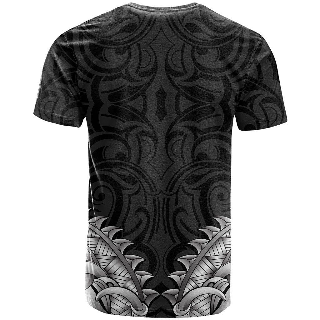 New Zealand Ta Moko T Shirt Aotearoa Maori Chest Tattoo Black