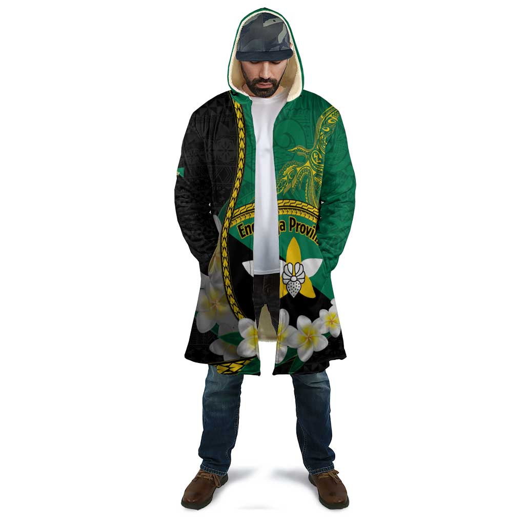 Personalised PNG Enga Provins Cloak Papua New Guinea Plumeria Melanesian Pattern - Polynesian Pride