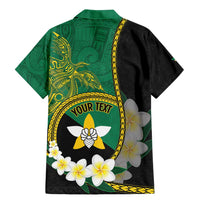 Personalised PNG Enga Provins Family Matching Mermaid Dress and Hawaiian Shirt Papua New Guinea Plumeria Melanesian Pattern LT14 - Polynesian Pride