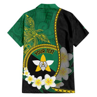 Personalised PNG Enga Provins Family Matching Short Sleeve Bodycon Dress and Hawaiian Shirt Papua New Guinea Plumeria Melanesian Pattern LT14 - Polynesian Pride