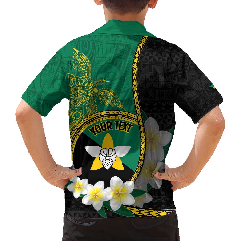 Personalised PNG Enga Provins Family Matching Tank Maxi Dress and Hawaiian Shirt Papua New Guinea Plumeria Melanesian Pattern LT14 - Polynesian Pride