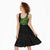 Personalised PNG Enga Provins Midi Dress Papua New Guinea Plumeria Melanesian Pattern - Polynesian Pride