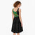 Personalised PNG Enga Provins Midi Dress Papua New Guinea Plumeria Melanesian Pattern - Polynesian Pride