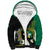 Personalised PNG Enga Provins Sherpa Hoodie Papua New Guinea Plumeria Melanesian Pattern - Polynesian Pride