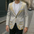 Gold White New Zealand Manta Ray Blazer Aotearoa Maori Haehae - Polynesian Pride