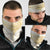 Gold White New Zealand Manta Ray Neck Gaiter Aotearoa Maori Haehae LT14