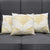 Gold White New Zealand Manta Ray Pillow Cover Aotearoa Maori Haehae - Polynesian Pride