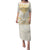 Gold White New Zealand Manta Ray Puletasi Aotearoa Maori Haehae - Polynesian Pride