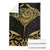 Gold Black New Zealand Manta Ray Blanket Aotearoa Maori Haehae - Polynesian Pride
