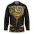 Gold Black New Zealand Manta Ray Hockey Jersey Aotearoa Maori Haehae - Polynesian Pride
