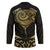 Gold Black New Zealand Manta Ray Hockey Jersey Aotearoa Maori Haehae - Polynesian Pride