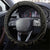 Gold Black New Zealand Manta Ray Steering Wheel Cover Aotearoa Maori Haehae - Polynesian Pride