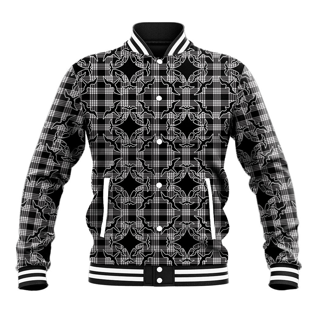 Eleele Hawaii Iwa Bird Palaka Motifs Baseball Jacket
