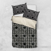 Eleele Hawaii Iwa Bird Palaka Motifs Bedding Set LT14 US Twin 172cm x 218cm Black - Polynesian Pride
