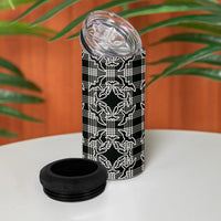 Eleele Hawaii Iwa Bird Palaka Motifs 4 in 1 Can Cooler Tumbler LT14 - Polynesian Pride