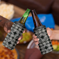 Eleele Hawaii Iwa Bird Palaka Motifs 4 in 1 Can Cooler Tumbler LT14 - Polynesian Pride