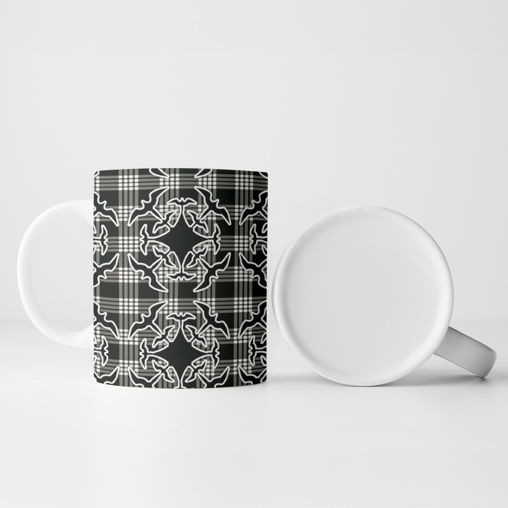 Eleele Hawaii Iwa Bird Palaka Motifs Ceramic Mug LT14 - Polynesian Pride