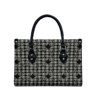 Eleele Hawaii Iwa Bird Palaka Motifs Leather Bag LT14 - Polynesian Pride