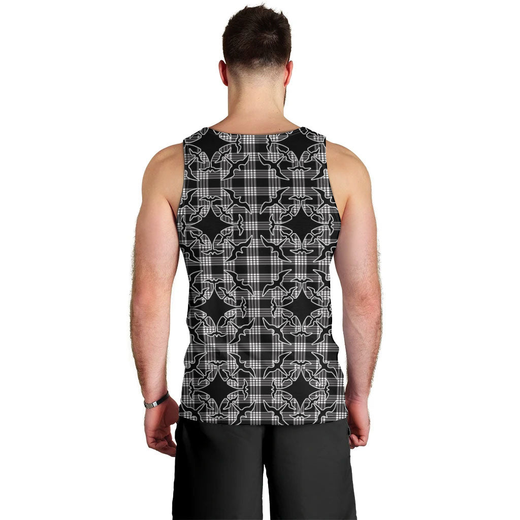 Eleele Hawaii Iwa Bird Palaka Motifs Men Tank Top LT14 - Polynesian Pride