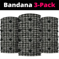 Eleele Hawaii Iwa Bird Palaka Motifs Neck Gaiter LT14 package One Size: 25*50cm Black - Polynesian Pride