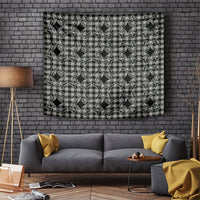 Eleele Hawaii Iwa Bird Palaka Motifs Tapestry LT14 Black - Polynesian Pride