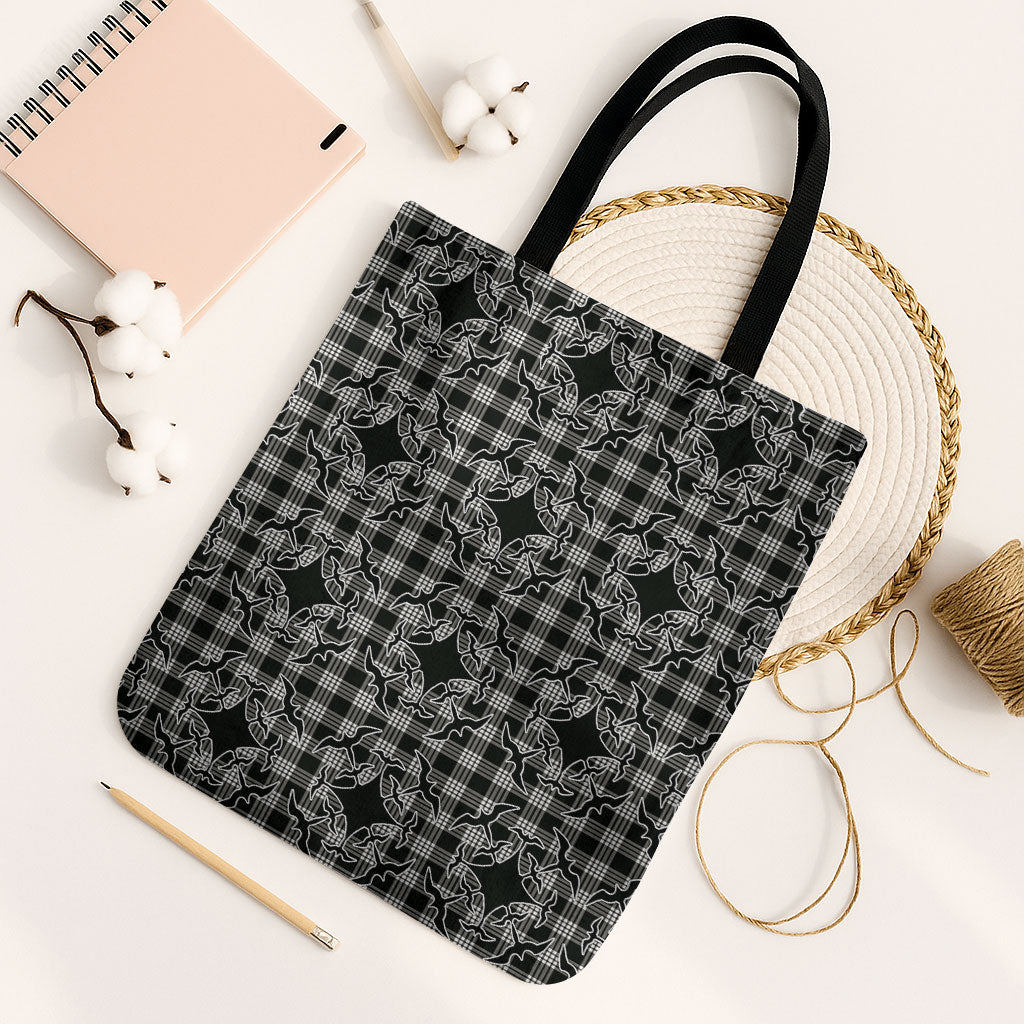 Eleele Hawaii Iwa Bird Palaka Motifs Tote Bag