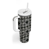 Eleele Hawaii Iwa Bird Palaka Motifs Tumbler With Handle LT14 - Polynesian Pride