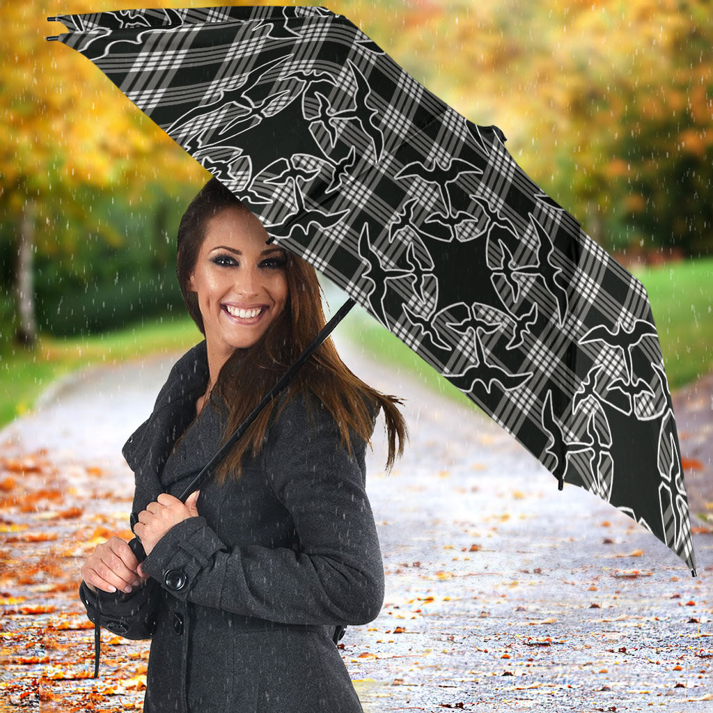 Eleele Hawaii Iwa Bird Palaka Motifs Umbrella LT14 - Polynesian Pride
